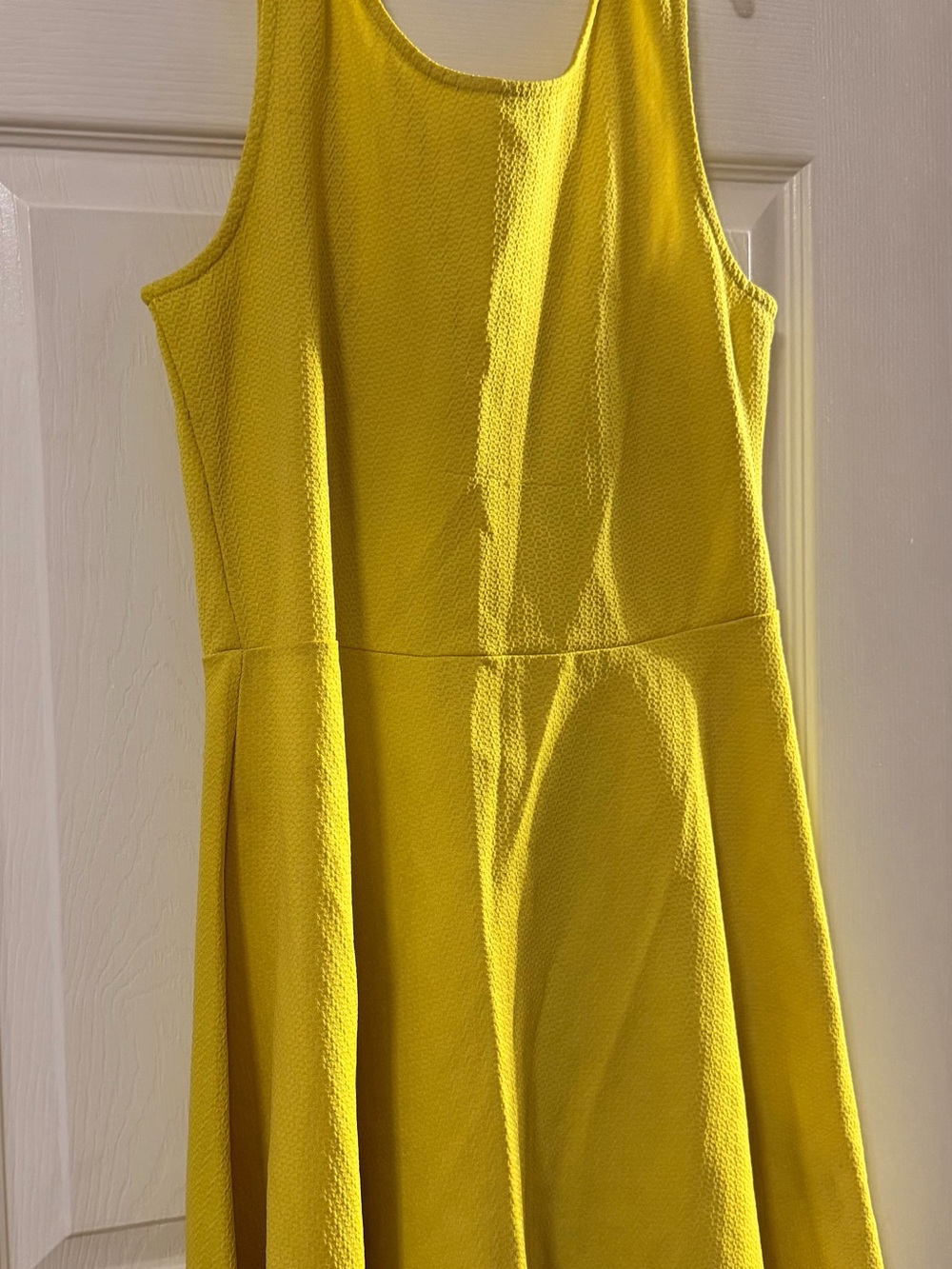 Yellow mini dress